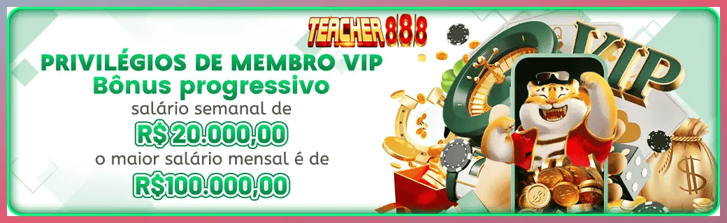 TEACHER888 bônus — cashback 15 por cento e níveis VIP